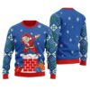 Dabbing Santa Ugly Christmas Sweater Royal