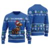 Dachshund Through The Snow Ugly Christmas Sweater Royal