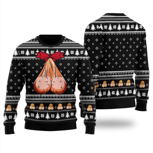 Dirty Ugly Christmas Sweater Black