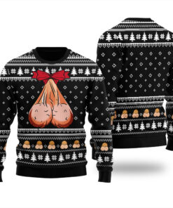 Dirty Ugly Christmas Sweater Black