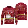 Don't Be A Dumb Bass Ugly Christmas Sweater Cardinal Red