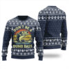 Don't Be A Dumb Bass Ugly Christmas Sweater Navy