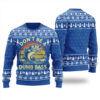 Don't Be A Dumb Bass Ugly Christmas Sweater Royal