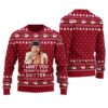 Empty Your Shitter Christmas Vacation Ugly Sweater Cardinal Red