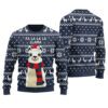 FA LA LA LA Christmas Sweater Navy