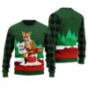 Fox News Christmas Sweater Forest Green