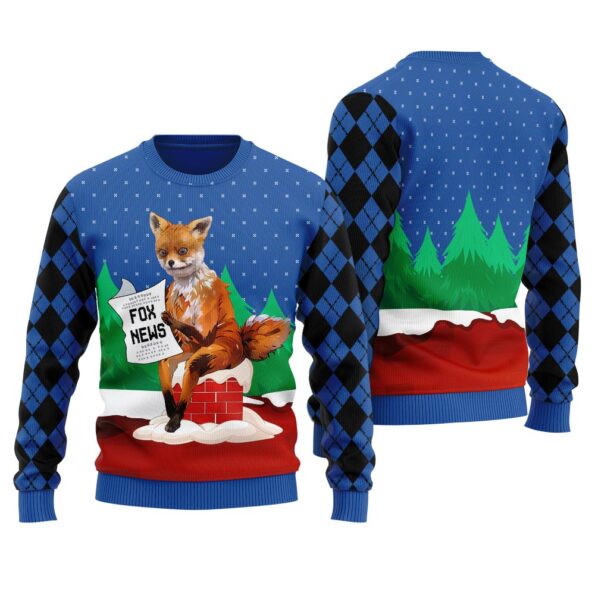 Fox News Ugly Christmas Sweater Royal