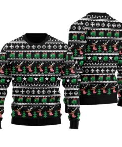 Freak In The Sheets Ugly Sweater Black
