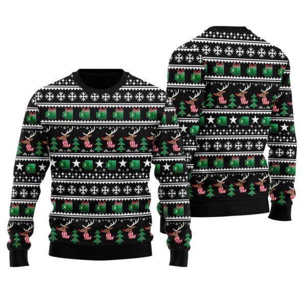 Freak In The Sheets Ugly Sweater Black