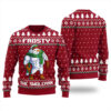 Frosty Swoleman Ugly Sweater Cardinal Red