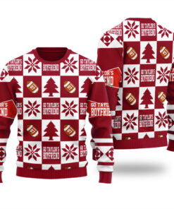 Go Taylor's Boyfriend Ugly Christmas Sweater Cardinal Red