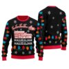 Hallelujah Christmas Vacation Christmas Sweater Black