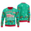 Hallelujah Griswold House Ugly Sweater Kelly Green