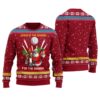 Happy Birthday Jesus Ugly Christmas Sweater Cardinal Red