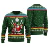 Happy Birthday Jesus Ugly Christmas Sweater Forest Green