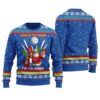 Happy Birthday Jesus Ugly Christmas Sweater Royal