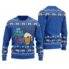 Here For The Jingle Juice Ugly Christmas Sweater Royal
