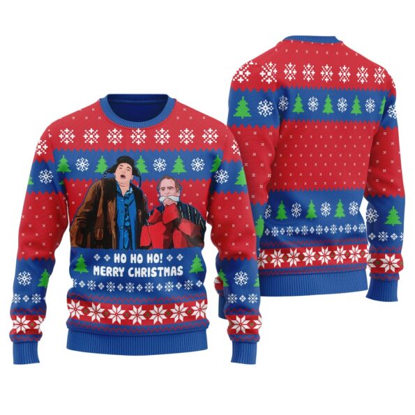 Ho Ho Ho Cousin Eddie Ugly Sweater Royal