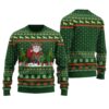 Howdy Santa Funny Ugly Christmas Sweater Forest Green