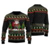 Howdy Santa Ugly Christmas Sweater Black
