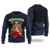 I Have A Big Package For You Barry Wood Christmas Sweater Navy
