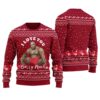 I Love You Barry Much Funny Ugly Christmas Sweater Cardinal Red