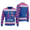 If This Jolly Enough Flamingo Ugly Christmas Sweater Royal