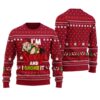 I'm Sexy And I Gnome It Funny Santa Ugly Sweater Cardinal Red 3 I'm Sexy And I Gnome It Funny Santa Ugly Sweater Cardinal Red