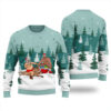 Its The Most Wonderful Time For A Beer Santa Barry Wood Ugly Sweater Kelly Green