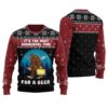 It's The Most Wonderful Time For A Beer Ugly Sweater Black