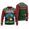 It's The Most Wonderful Time For A Beer Ugly Sweater Forest Green