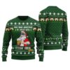 It's The Most Wonderful Time For A Beer Ugly Sweatshirt Forest Green