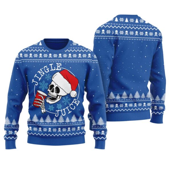 Jingle Juice Beverage Ugly Christmas Sweater Royal