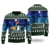 Leave Me A Loon Funny Ugly Christmas Sweater Forest Green