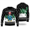 Let It Snow Eh Canada Funny Ugly Christmas Sweater Black