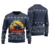 Live Ugly Fake Your Death Possum Ugly Sweater Navy