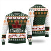 Maple Leaves Ugly Sweater Forest Green