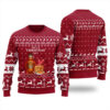 Maple Syrup Full Of Christmas Spirit Ugly Sweater Cardinal Red
