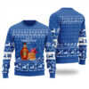Maple Syrup Full Of Christmas Spirit Ugly Sweater Royal