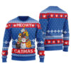 Meowy Christmas Cat Christmas Sweater Royal