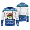 Merry Christmas Barry Wood Ugly Sweater Royal