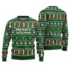 Merry Dickmas Ugly Sweater Forest Green