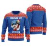 Merry Jesus Party Savior Ugly Sweater Royal