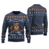 Merry Squirrel Ugly Sweater Navy