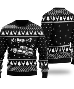 National Lampoons Christmas Vacation Sweater Black