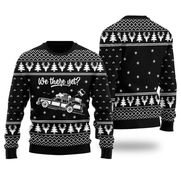 National Lampoons Christmas Vacation Sweater Black