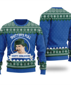 National Lampoon's Hanukkah Ugly Christmas Sweater Royal