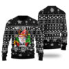 Naughty Gnome Christmas Sweater Black