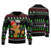 Oh Snap Gingerbread Christmas Sweater Black