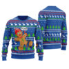 Oh Snap Gingerbread Christmas Sweater Royal